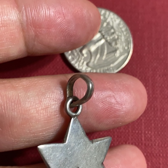 🖤VTG💕Sterling Sun ☀️ n star ⭐️ pendant - Picture 4 of 6